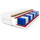 roe furniture Matratze 140X200Cm Kokoseinlage Kokos Taschenfederker 17Cm H3 H4 9 Zonen