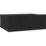 vidaXL Nachtschrank Caria 40 x 30 x 15 cm Schwarz