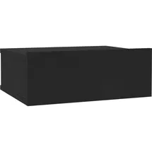 vidaXL Nachtschrank Caria 40 x 30 x 15 cm Schwarz