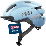 ABUS Fahrradhelm PURL-Y – geeignet für E-Bike und S-Pedelec – stylisher NTA-Schutzhelm für Erwachsene und Jugendliche – Hellblau, Größe M