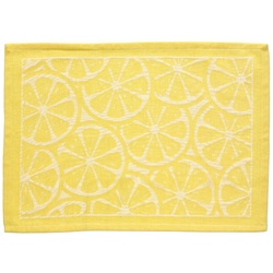 Tisch-Set Citrus 100%Baumwolle gelb 50,0x35,0cm