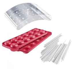 Westmark Cake Pop Set Silikon Backform Kuchenform Backzubehör Kuchen Gepäckform