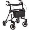 Leichtgewichtrollator TAiMA M-Eco Rollator mit Rückengurt und Tasche