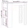 vidaXL Bartisch mit Regal 102 x 50 x 103,5 cm Braun