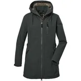 G.I.G.A. DX Damen Softshellparka mit abzippbarer Kapuze GW 46 WMN SFTSHLL PRK, dunkel blaugrün, 40, 40898-000