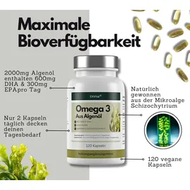 Exvital Omega 3 Kapseln 120 Softgel Kapseln 2 g