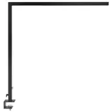 Beliani LED-Schreibtischlampe Metall Schwarz