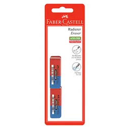 FABER-CASTELL Radiergummis rot/blau