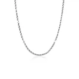 KUZZOI Halskette Herren Zopfkette Oxidiert Massiv 925