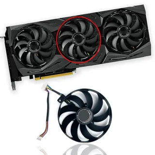 Dotodo T129215SU Grafikkartenlüfter für ASUS ROG STRIX-GeForce RTX 2070 2080 Super Ti Gaming RTX2080 RTX2080Ti (Lüfter B-6-polig)