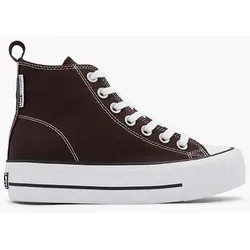 Hoher Sneaker - Damen - dunkelbraun