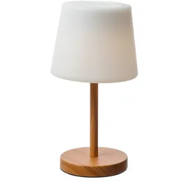 MARELIDA LED Tischlampe Braun