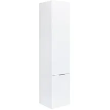Evenes ESTRA Hochschrank 350 x 185,0 x 37,0 cm Weiß Hochglanz Spanplatte