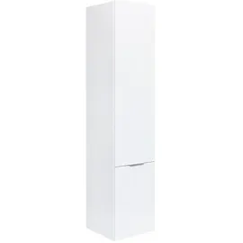 Evenes ESTRA Hochschrank 350 x 185,0 x 37,0 cm Weiß Hochglanz Spanplatte