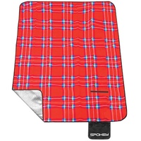 Spokey Picnic Tartan Blanket Rot 150 x 180 cm