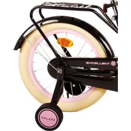 Volare Excellent 16" RH 25 cm schwarz/rosa 1-Gang Rücktrittbremse