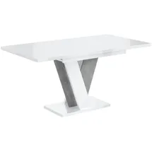 altdecor INEY 120-160 x 90 x 75 cm hochglanz weiß