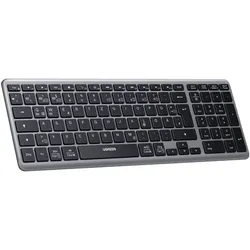 UGREEN Wiederaufladbare Ultra Slim Bluetooth Tastatur Kabellos