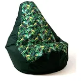 go gift Sitzsack, Schwarz, 130 x 90 cm, Birne