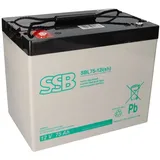 SSB Battery SSB Blei Akku SBL 75-12i(sh) AGM Batterie M6 Schraubanschluss - 12V 75Ah
