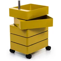 Magis 360° Rollcontainer mit 5 Fächer, gelb