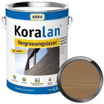 kora-holzschutz Holzschutzlasur KORALAN Vergrauungslasur 2,5 l