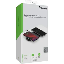 Belkin BoostCharge Dual Wireless Charging Pads schwarz