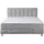 Home Affaire Boxbett HOME AFFAIRE "Vaasa", silber, B:214cm L:230cm, Komplettbetten, inkl. Bettkasten & Topper, XXL-Ausführung, Überlänge 220 cm