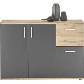 HBZ Sideboard 120 x 84 x 35 cm Grau