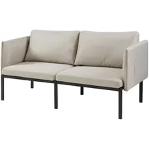 [en.casa] Couch 2-Sitzer Beige