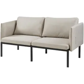 [en.casa] Couch 2-Sitzer Beige
