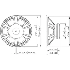 Lavoce SSF153.00 15" Subwoofer
