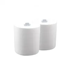 Blanc HYGIENIC Handtuchrollen "Premium TAD" 6 Rollen je SET, 2-lagig, 100m je Rolle, 100% TAD-Qualität, für Cosmos Handtuchspender