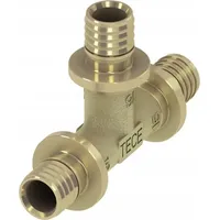 TECE Flex T-Stück reduziert 32x16x32 Messing DVGW Fittings