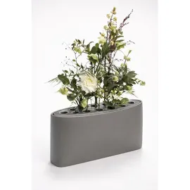 Markslöjd Vase, 16x37cm Dunkelgrau