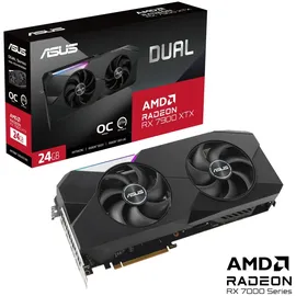 Asus Dual Radeon RX 7900 XTX OC, DUAL-RX7900XTX-O24G, 24GB GDDR6, HDMI, 3x DP (90YV0IG2-M0NA00)