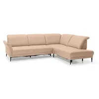 Musterring Ecksofa MR 1350 Leder Beige Ecru 297 x 229 cm