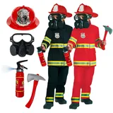 Morph Kinder Kostüm Jungen Feuerwehr, Kostüm Kinder Jungen Feuerwehr, Kinder Feuerwehranzug, Kostüm Junge Feuerwehr, Feuerwehrmann Anzug Kinder, FeuerwehrKostüm Kinder, Feuerwehr Anzug M