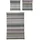 IRISETTE Koala 8476 bunt Feinbiber 200 x 200 cm + 3 x 80 x 80 cm
