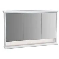 Vitra Valarte LED-Spiegelschrank 62237 118x17x76cm, 3 Spiegeltüren, Korpus weiß