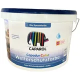 (18,90€/L) Caparol Capadur Wetterschutzfarbe Holzfarbe Außen Weiß 10L