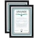 Ideal Trend Bilderrahmen schwarz 21x29,7 cm 2er Set