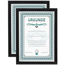 Ideal Trend Bilderrahmen schwarz 21x29,7 cm 2er Set