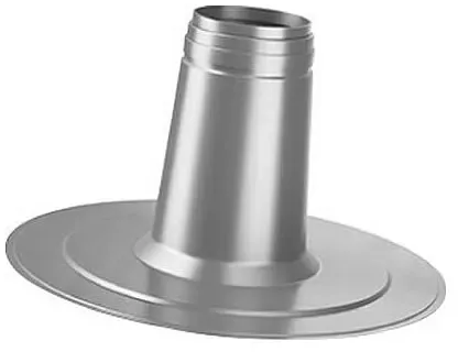 Flachdach-Klebeflansch für Luft-/Abgas-Dachdurchf. senkrecht - Ø 125 mm - H 250 mm - 7738112508
