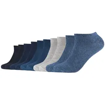 s.Oliver Sneakersocken 10er Pack Blau 43-46