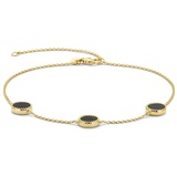 Parte Di Me Fußkettchen Brioso Cortona Giulia golden - vergoldung und silber Gold Damen