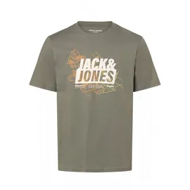 JACK & JONES Male T-Shirt Gedruckt Rundhals T-Shirt