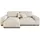 lisa design Garance – Ecksofa beidseitig montierbar – aus Cord Beige