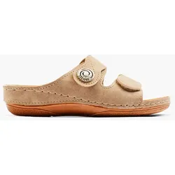 Komfort Pantolette - Damen - beige