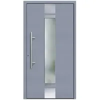 KNOCK Flügelüberdeckende Kunstoff-Haustür »Terra«, grau